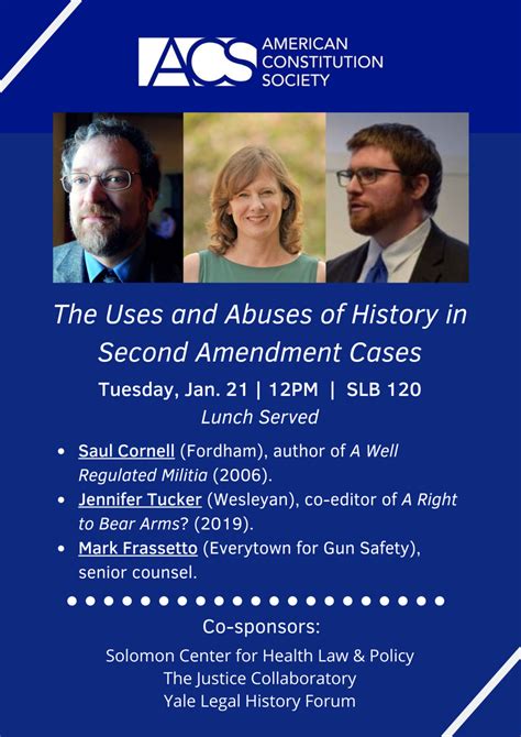 The Uses And Abuses Of History In Second Amendment Cases — Justice
