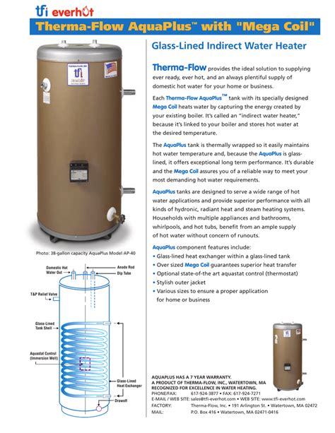 Heat Flo Indirect Hot Water Heater