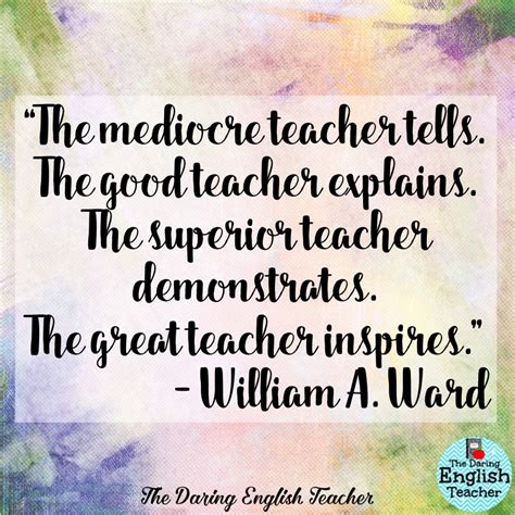 Inspirational Teacher Quotes 2 The Daring English Teacher