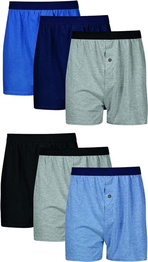 Hanes Men S Boxer Shorts Pack Of 6 Amazon Co Uk Clothing