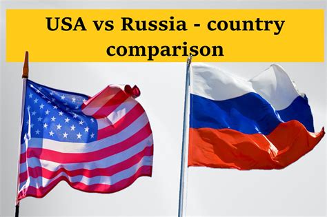 Usa And Russia Country Comparison Usa Vs Russia