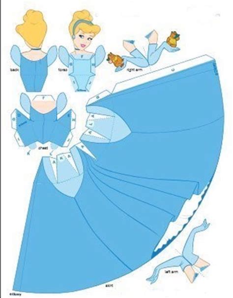 Disney Princesses 3d Paper Dolls 😊 Musely