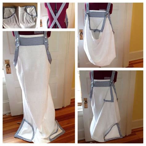 Lay a plate on the the top open corners on one side. Hooded Towel Bath Apron - like the hooded corners, but not ...