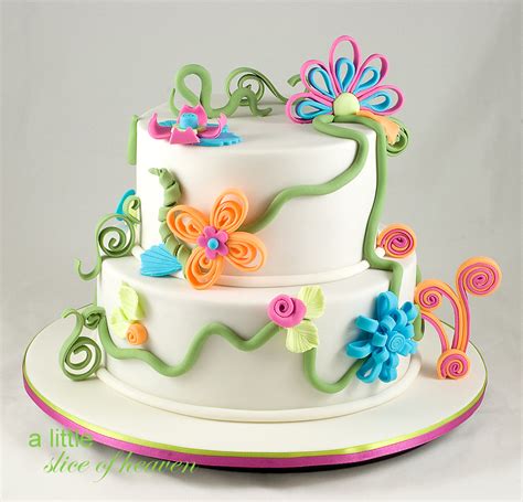 21st birthday flowers by post. 21st birthday cake with fantasy flowers | (Front of the ...
