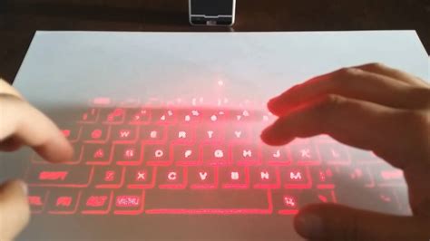 Review Bluetooth Virtual Laser Keyboard Español Youtube