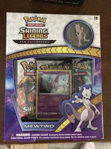 Mavin Pokémon Shining Legends Mewtwo Pin Collection