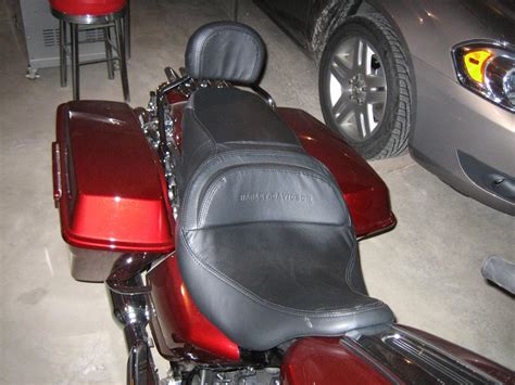 I have the adjustible back rest so i picked up a spare to match the sg seat. Street Glide Seat - Page 2 - Harley Davidson Forums