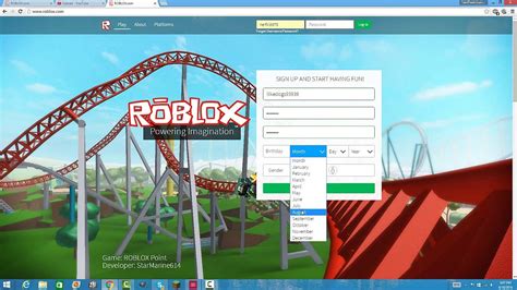 Roblox How To Register For A Roblox Account March 2016 Youtube