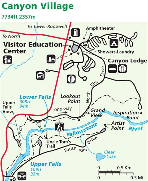 Yellowstone National Park Campground Maps