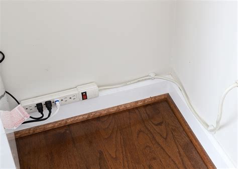 How To Hide Cords Without Drilling Through The Wall The Homes I Have Made