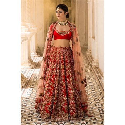 Bridal Lehengas Beautiful Heavy Embroidered Red Wedding
