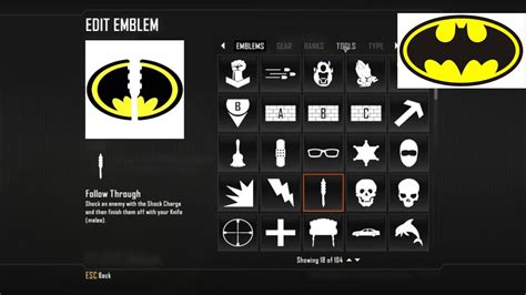 How To Create The Batman Emblem In Black Ops 2 YouTube