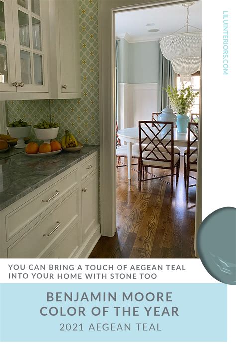 Check spelling or type a new query. Aegean Teal Benjamin Moore's Color of the Year 2021 - Lilu ...