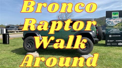 The 2022 Ford Bronco Raptor What You Need To Know Youtube
