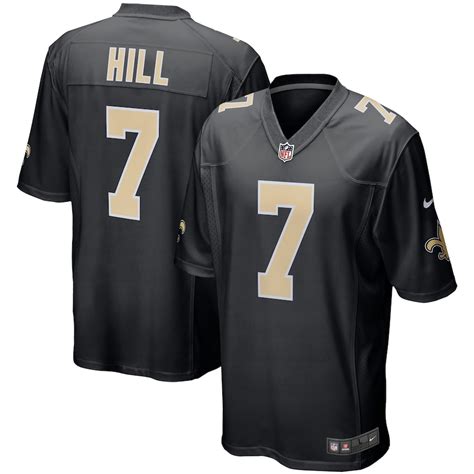 Nike Taysom Hill New Orleans Saints Black Event Game Jersey