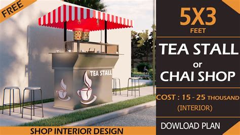 5x3 Tea Stall Roadside Chai Shop Design Small Tea Stall Design Idea
