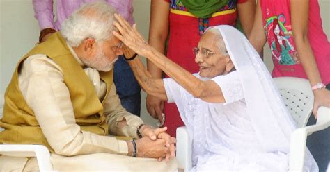 Road In Gandhinagar Named After Pm Modis Mother Hiraba As She Turns