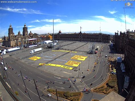 Webcams De México On Twitter Vista Actual Del Zócalo De La Ciudad De México Cdmx Hoy