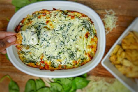 Cheesy Spinach Dip Dude That Cookz