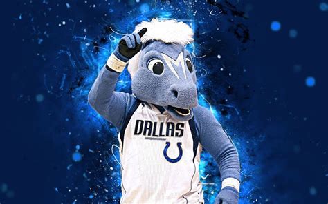 Download Wallpapers Champ 4k Mascot Dallas Mavericks Basketball