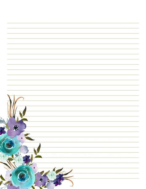 Pin By Sarah C On Stationary In 2021 Floral Stationery Free