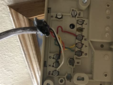 Here is my new thermostat connections: Old Thermostat Wiring Help - DoItYourself.com Community Forums