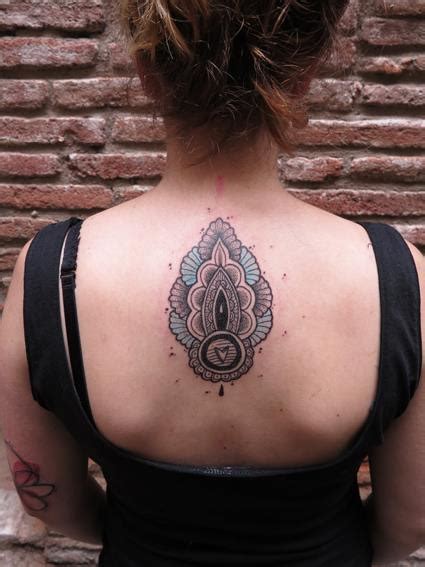 Ornamental Tattoo On Back By Matik