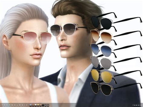 Technologic Sunglasses By Toksik At Tsr Sims 4 Updates
