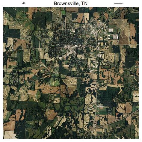 Aerial Photography Map Of Brownsville Tn Tennessee