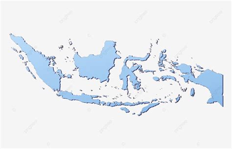 Indonesia Map Outline Illustration Cut Chart Png Transparent Image And Clipart For Free Download