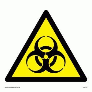 bio hazard warning symbol only - WN129/ | Hazard symbol, Hazard sign ...