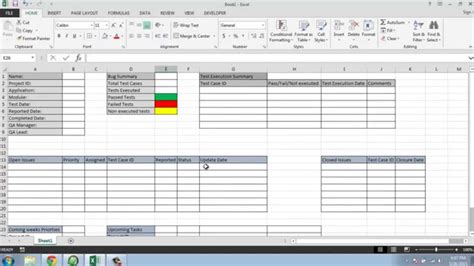 Software Testing Weekly Status Report Template With Regard To Test