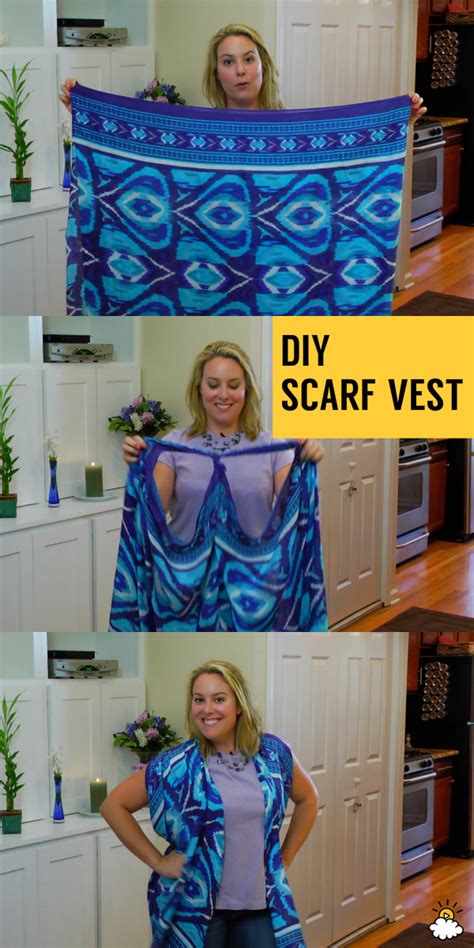 how to turn a scarf into a vest how to wear a blanket scarf scarf vest beach dresses diy