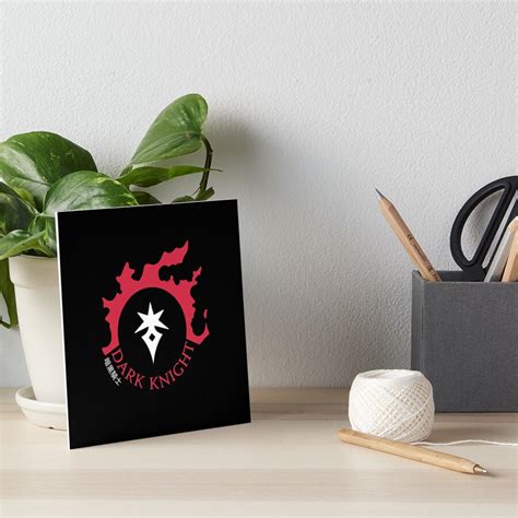 Ffxiv Dark Knight Logo Art Board Print For Sale By Thephookas