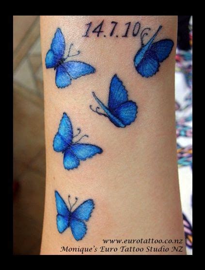 36 Best Blue And Purple Butterfly Tattoos Images On Pinterest