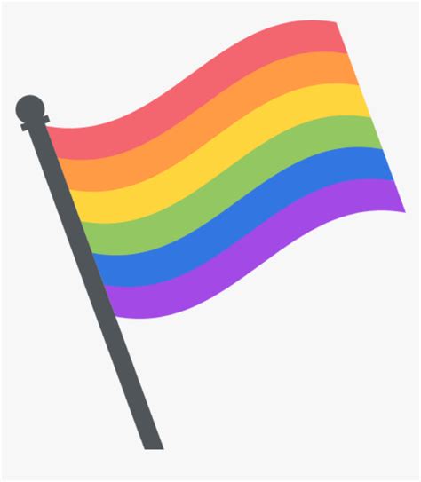 Transparent Pastel Rainbow Png Transparent Pride Flag Emoji Png Download Transparent Png