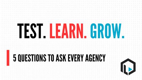 5 Questions To Ask Every Agency