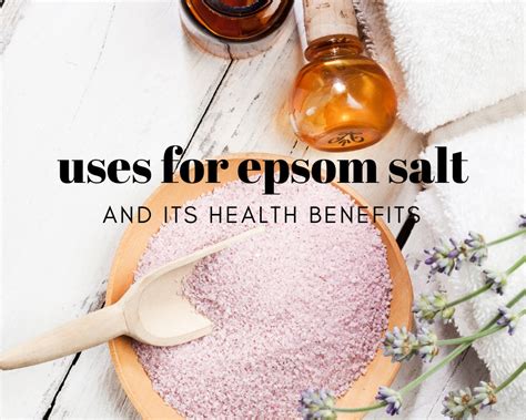 Uses For Epsom Salt And Its Health Benefits Just A Pinch