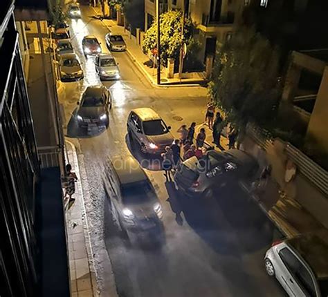 Τριπλή σύγκρουση αυτοκινήτων το βράδυ της Τρίτης στα Χανιά Photos