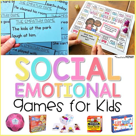 16 Social Emotional Learning Games For Kids Proud To Be Primary