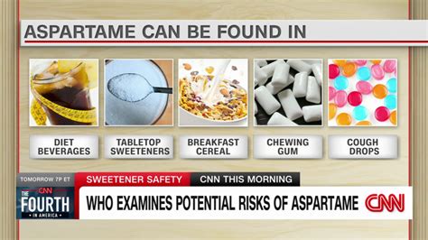 Who Is Reviewing Potential Cancer Links To Aspartame Cnn