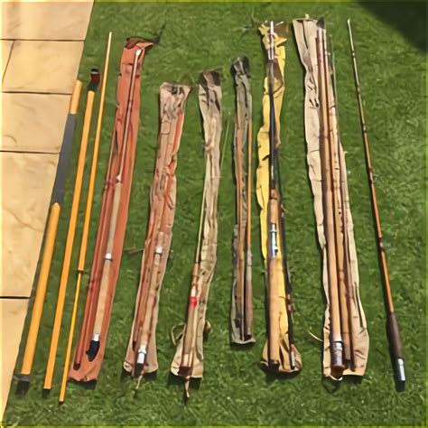 Antique Bamboo Fishing Rods For Sale In Uk 22 Used Antique Bamboo