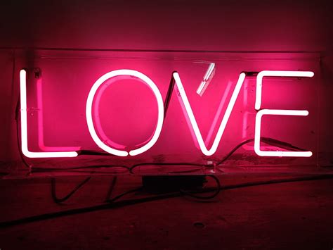 Neon Sign Architecture Quote Typography Text Mood Love And