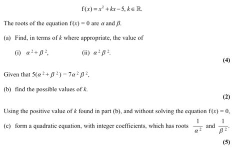 Roots Of Quadratic Equation Alpha Beta Formula Tessshebaylo