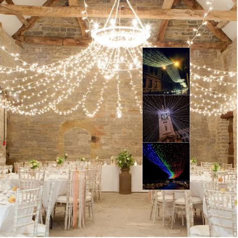 Wedding Ceiling Led Light String Ceiling Net Fairy Lights For Party