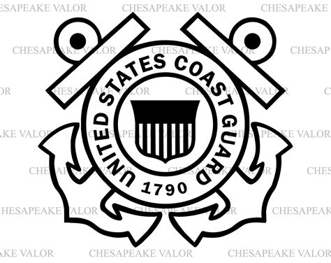 Coast Guard Logo Us Coast Guard Navy Marine Army And Navy Navy Emblem