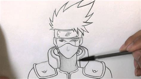Drawing Kakashi Naruto Shippuden Youtube