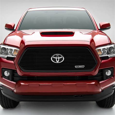 Some items share compatibility with other toyota models and generations. T-Rex® - Toyota Tacoma 2016-2017 Laser Horizontal Black Billet Grille