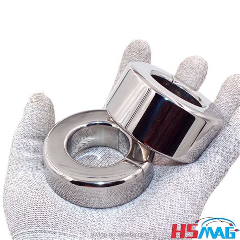40mm 660g Heavy Duty Magnetic Penis Ring Metal Cock Ring Ball Stretcher Magnets By Hsmag