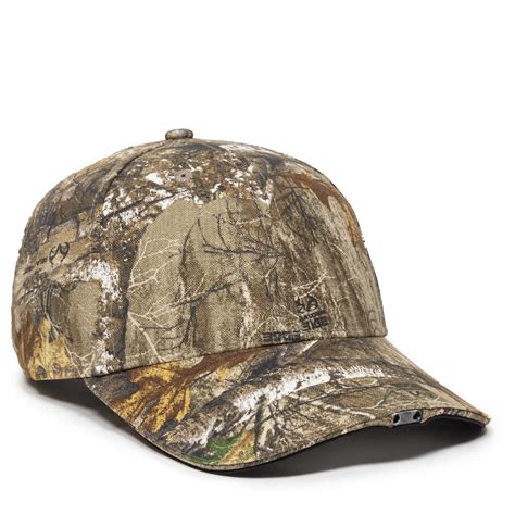 Realtree Lighted Hunting Structured Baseball Style Hat Edge Camo